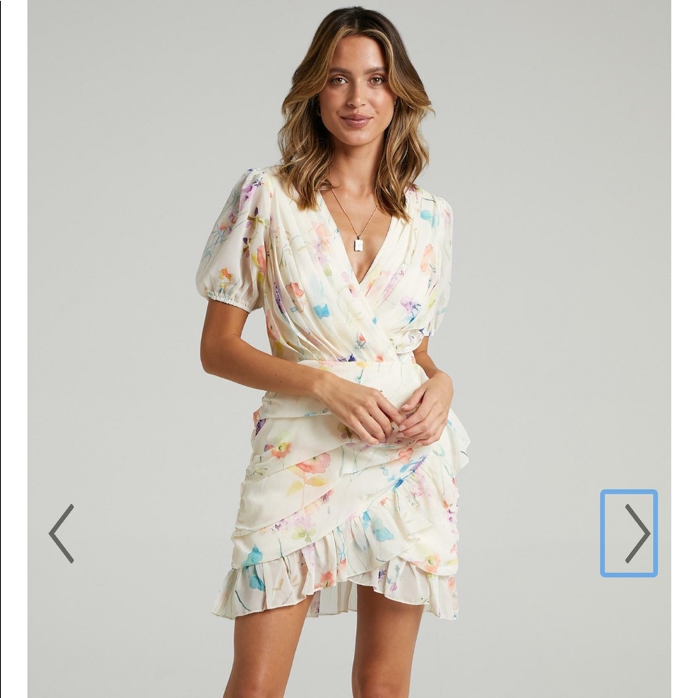 Showpo Arwyn Watercolor Dress